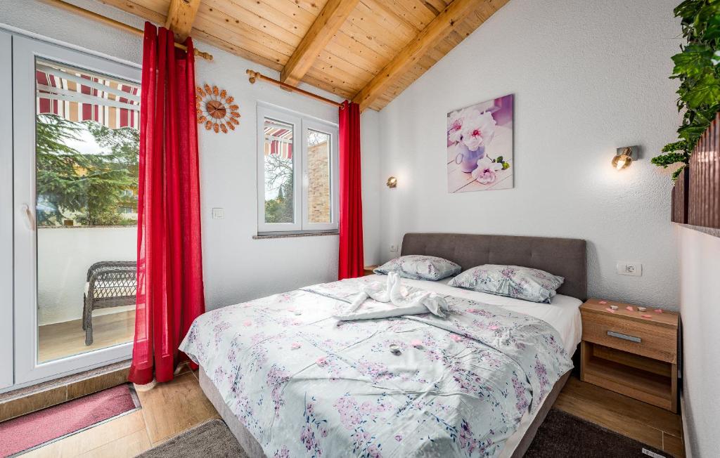 Postel nebo postele na pokoji v ubytování Villa HEIDI 2