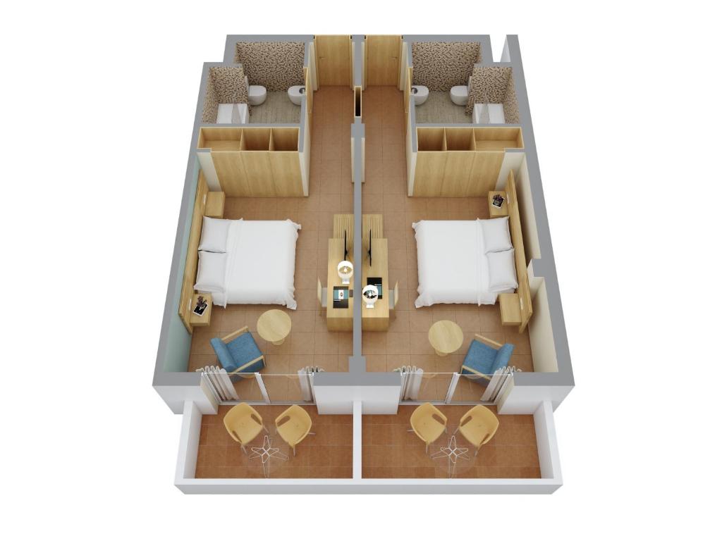 Elba Carlota Beach & Golf Resort - Family Room (2 Adults+ 4 Children)