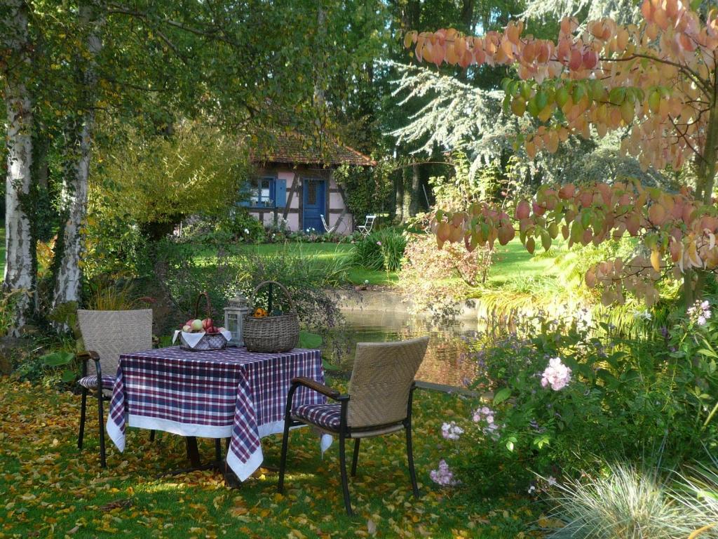 Zahrada ubytování Hôtel le Moulin