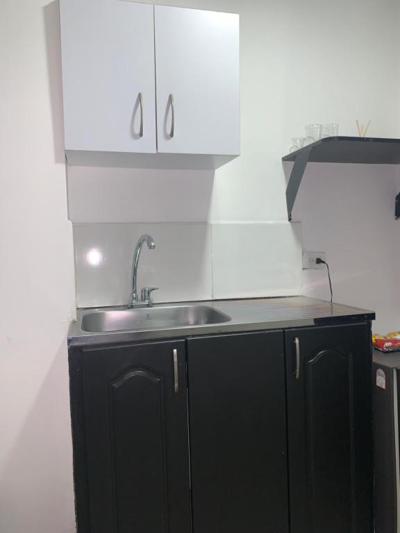 Kuchyň nebo kuchyňský kout v ubytování Hotel Lleras Premium #1