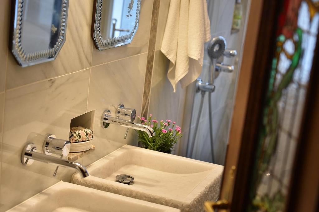 Koupelna v ubytování Apartman Dalia Janáčkovo nábřeží