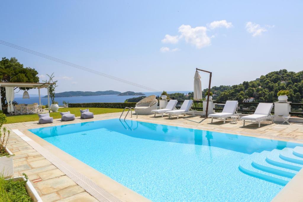 Πισίνα στο ή κοντά στο Electra Pool Villa Skiathos