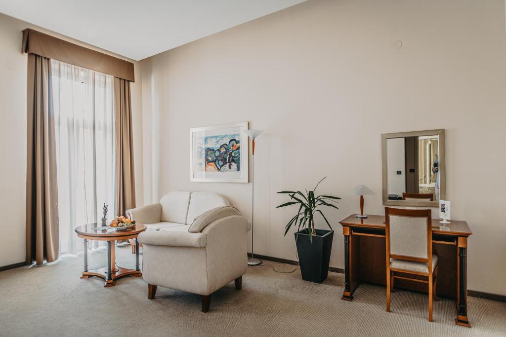 Część wypoczynkowa w obiekcie Hotel Villa Eugenia