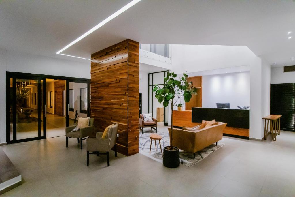 Vstupní hala nebo recepce v ubytování HOTEL MINA REAL MATEHUALA