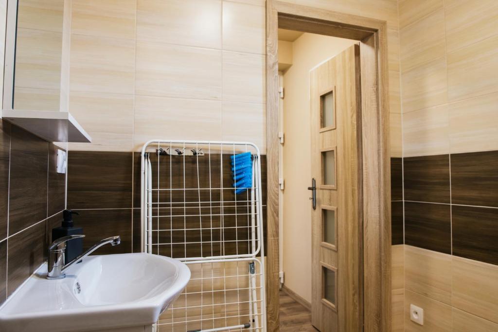 Koupelna v ubytování Jazmin apartmány
