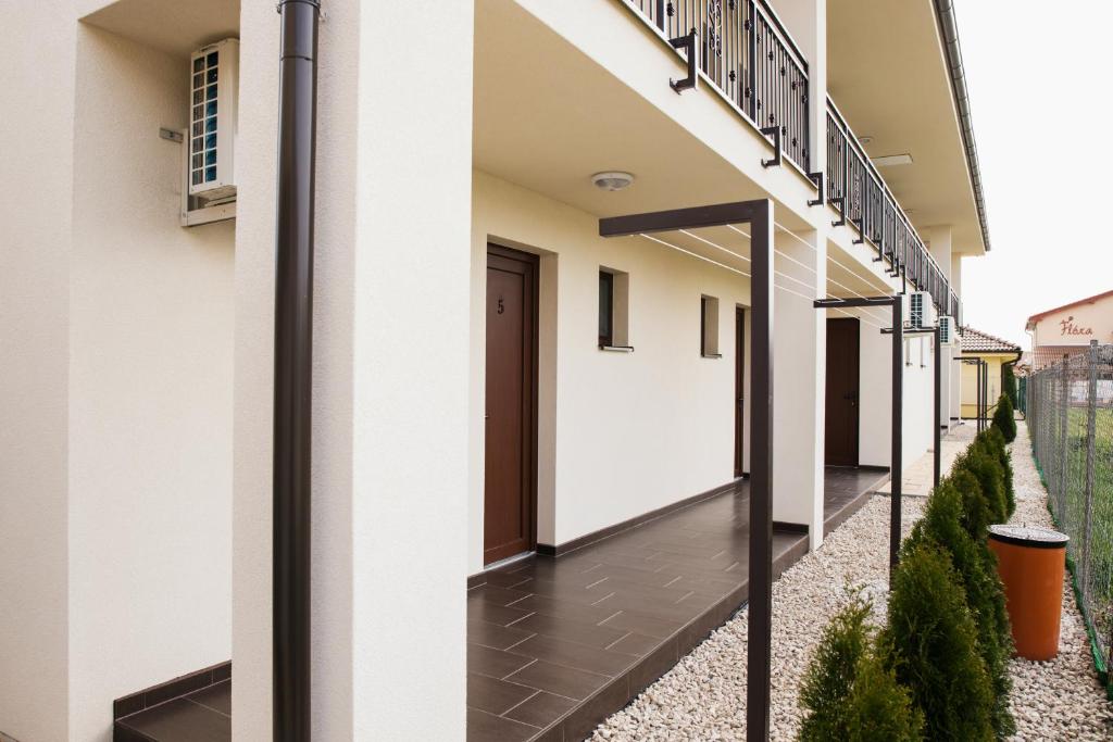 Balkón nebo terasa v ubytování Jazmin apartmány