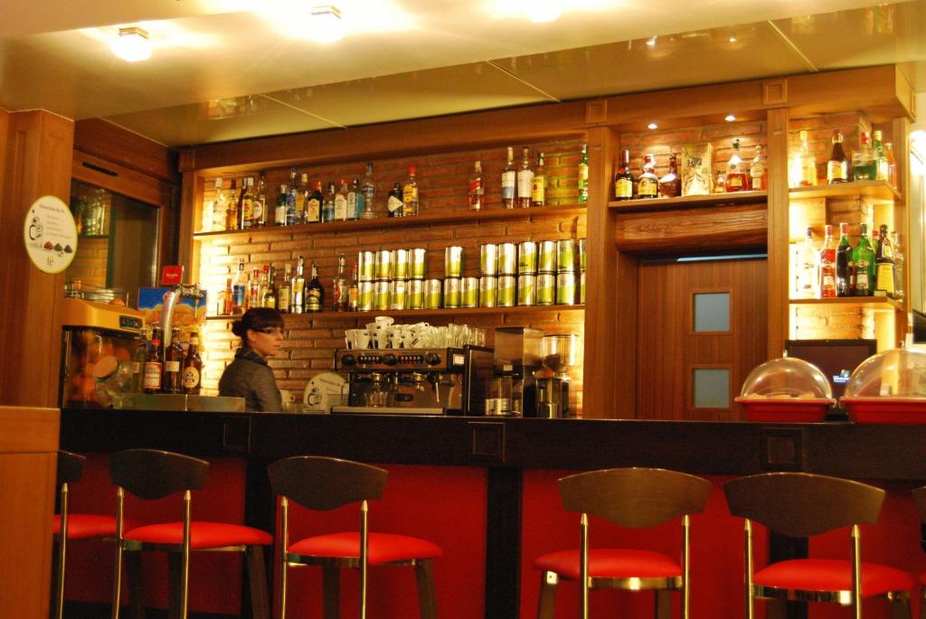 Lounge nebo bar v ubytování Hotel Pinxo