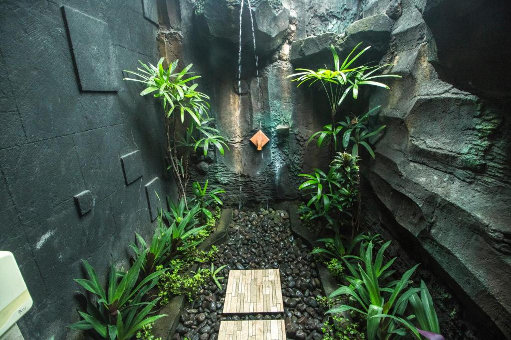 Zahrada ubytování Trijaya Guest House Pemuteran