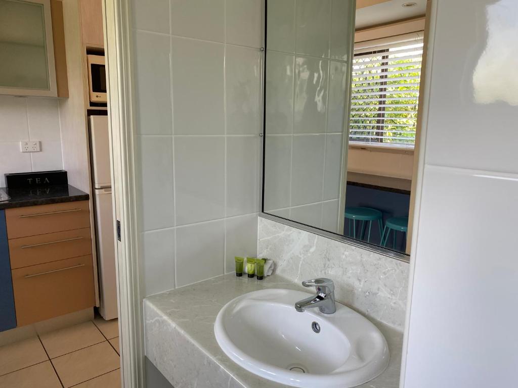 Un baño de Hervey Bay Motel