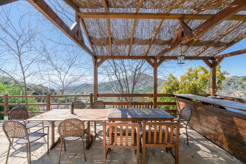 Balkón nebo terasa v ubytování Finca Colica