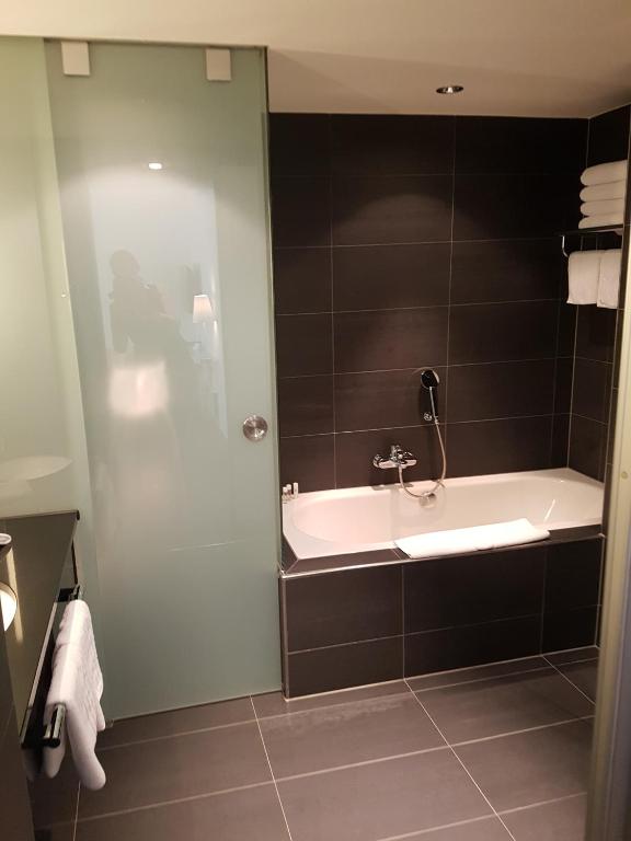 Koupelna v ubytování Hotel Glockenhof Zürich