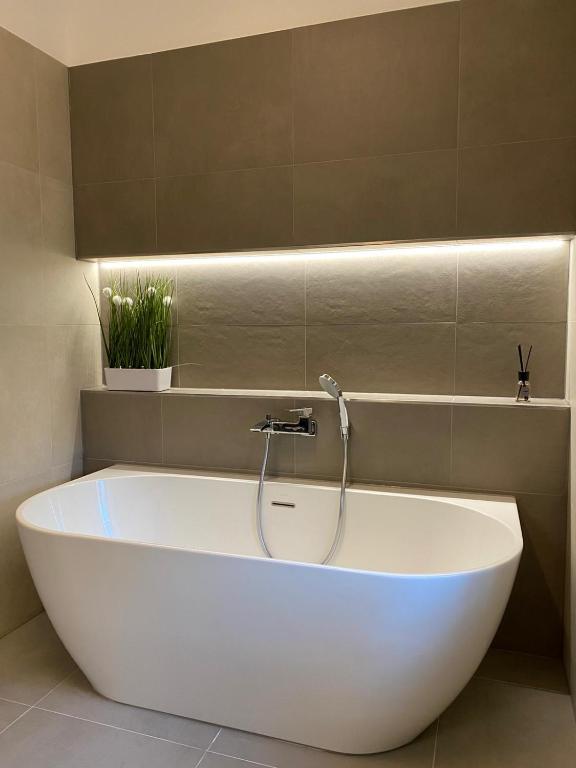Koupelna v ubytování Hotel Gurman
