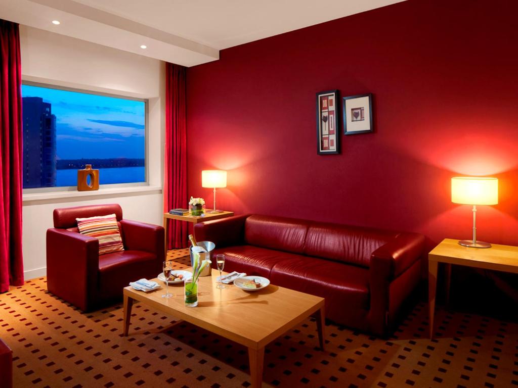 Posezení v ubytování Radisson Blu Hotel, Liverpool