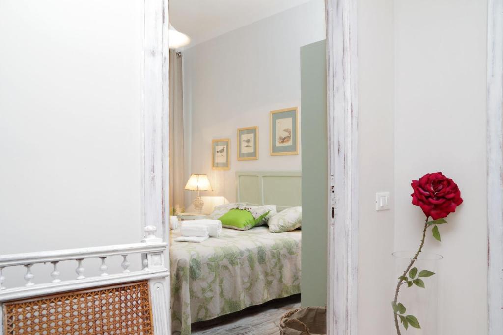 Uma cama ou camas num quarto em Restart Accommodations Rome