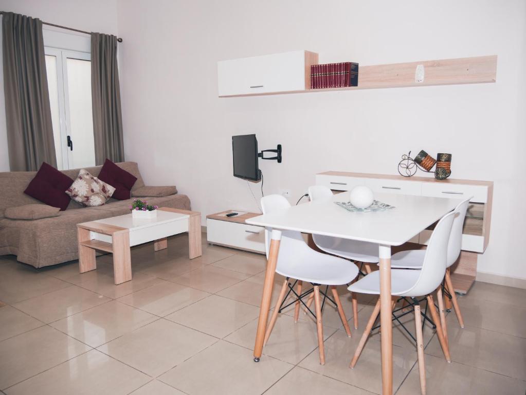 Zona de estar de Apartamentos Centro Emérita