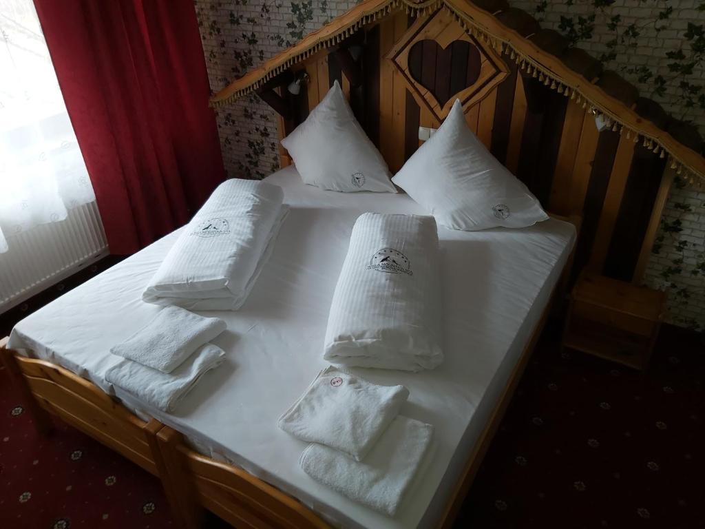 Posteľ alebo postele v izbe v ubytovaní Wisła Mountain SPA