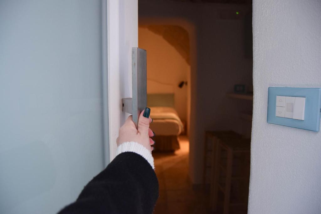 Postel nebo postele na pokoji v ubytování Leavì