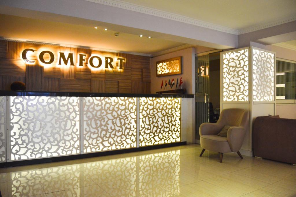 A seating area at Comfort Downtown Istanbul