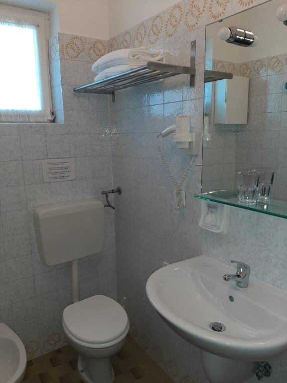 Koupelna v ubytování Residence Sole