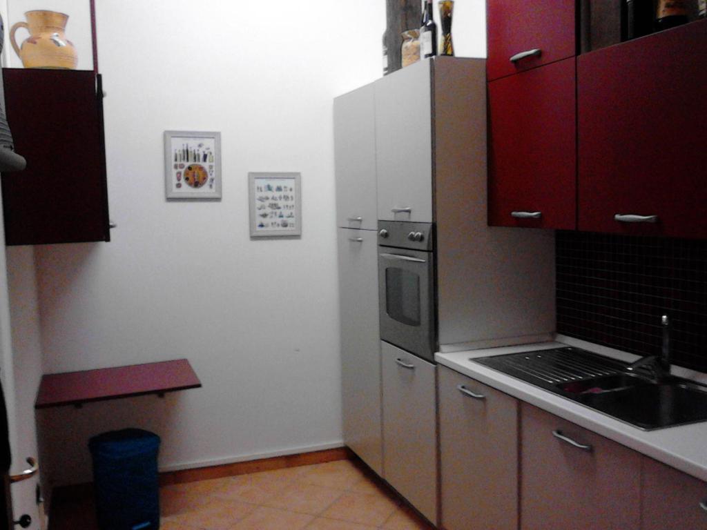 Kuchyň nebo kuchyňský kout v ubytování B&B La Serra