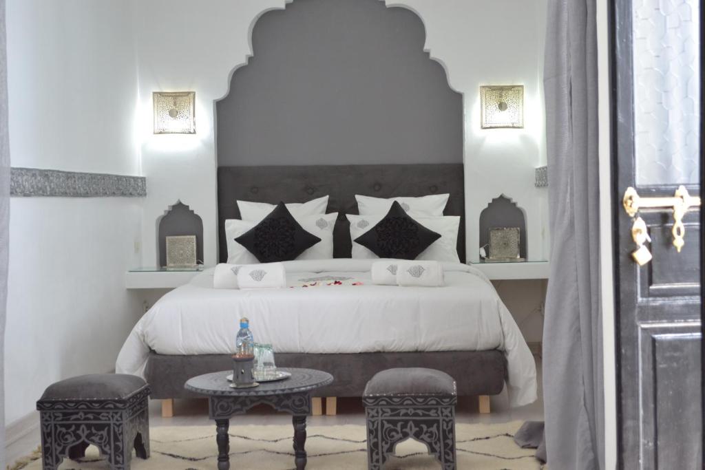 Letto o letti in una camera di Riad le Voile d'Orient