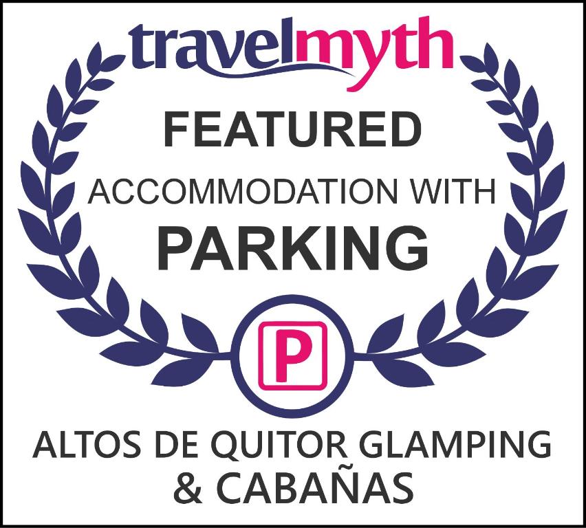 Um certificado, prémio, placa ou documento mostrado em Altos de Quitor, Glamping