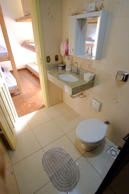 Koupelna v ubytování Hostel Wanderlust