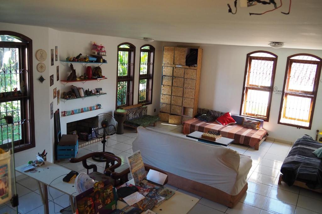 Posezení v ubytování Hostel Wanderlust