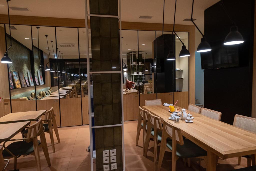 Restaurace v ubytování Democritus