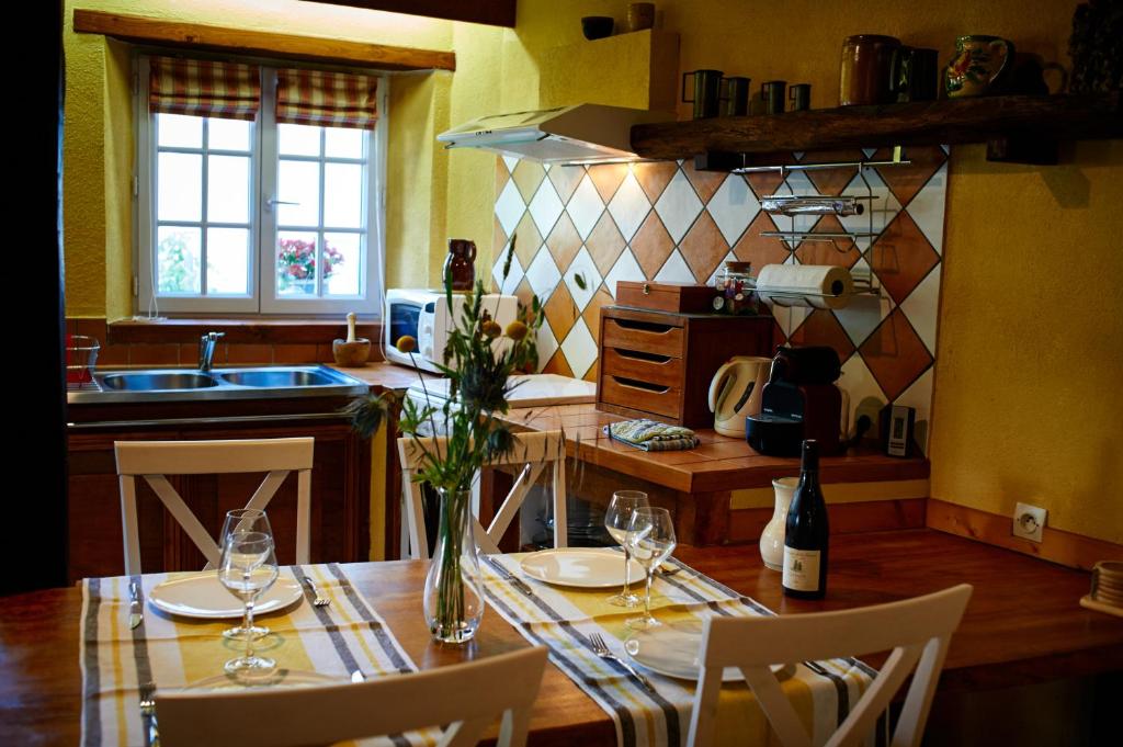 Posezení v ubytování Gite Domaine de la Juranvillerie