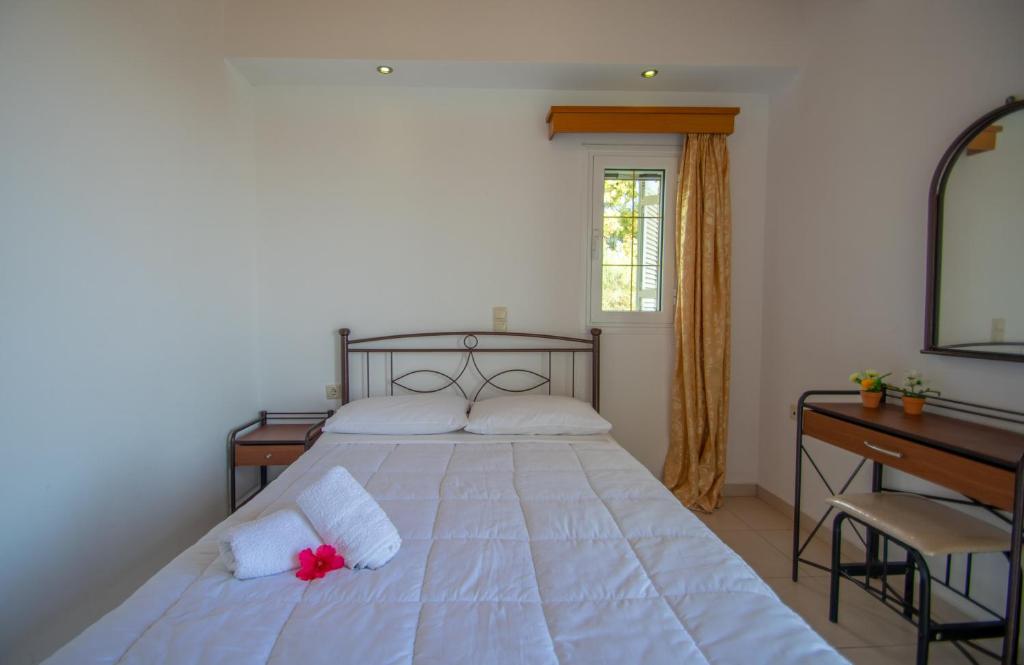 Posteľ alebo postele v izbe v ubytovaní Family Private Homes & Sea View by "elite"