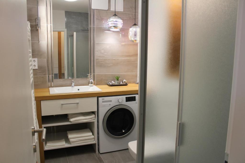 Łazienka w obiekcie Quelle-Apartman