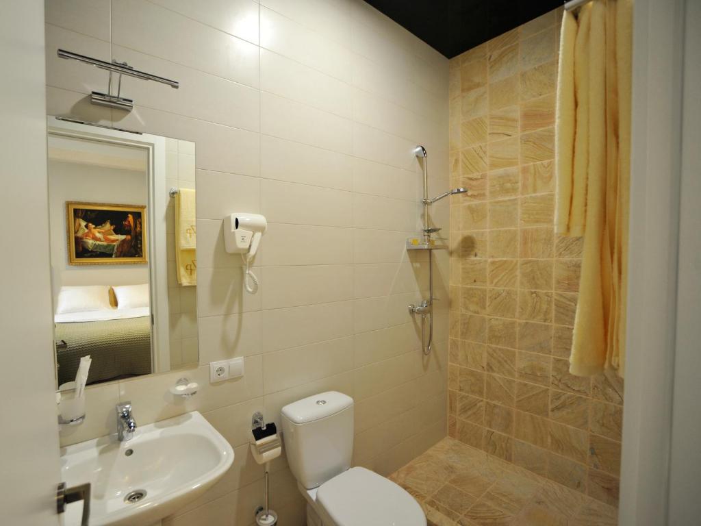 Koupelna v ubytování ZP Hotel