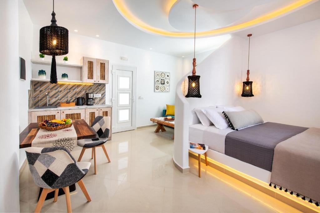 Posezení v ubytování Abasa Suites