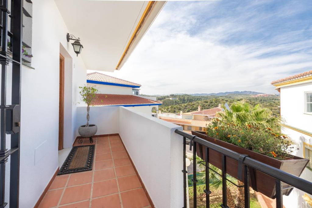 Balkón alebo terasa v ubytovaní ATICO MIJAS COSTA