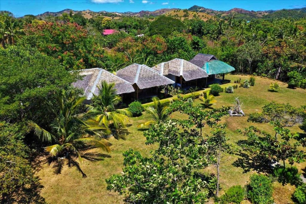 an aerial view of a house in a forest at Buenavista Paradise Resort in Looc