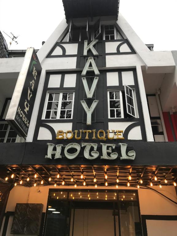 a building with a sign that reads buffalo hotel at Kavy Boutique Hotel @ KBH in Brinchang