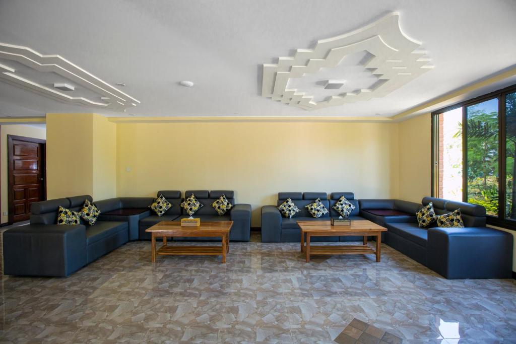 Posezení v ubytování Acacia Hotel Bagan