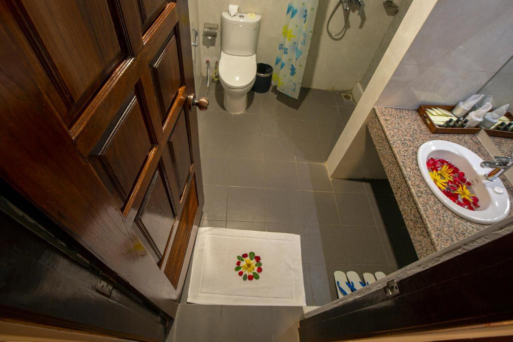 Koupelna v ubytování Acacia Hotel Bagan