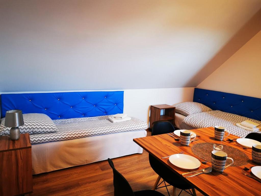 Postel nebo postele na pokoji v ubytování Holiday Amber -