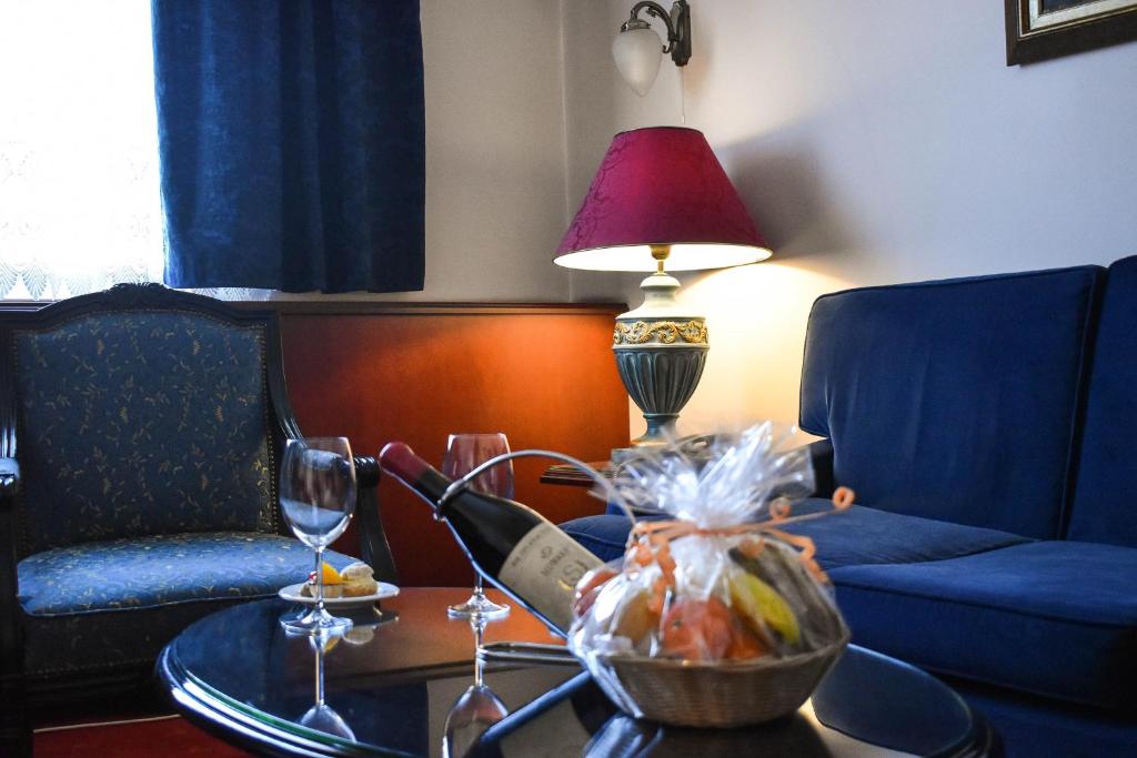 Posezení v ubytování Palace Hotel