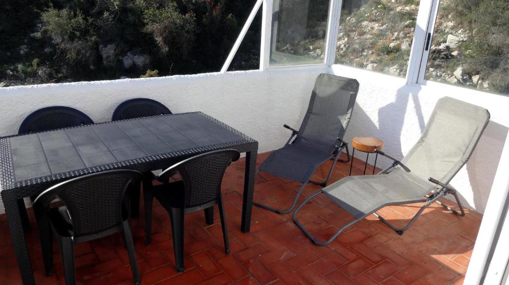A balcony or terrace at Canta el viento