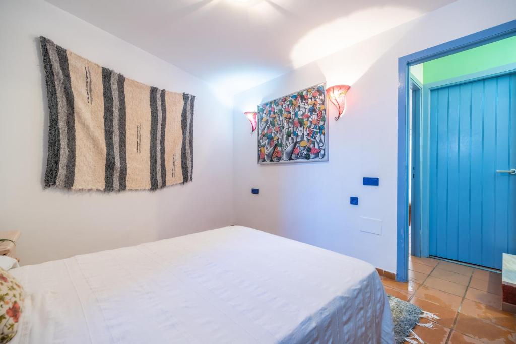 Posteľ alebo postele v izbe v ubytovaní Apartamento del Mar Rodalquilar