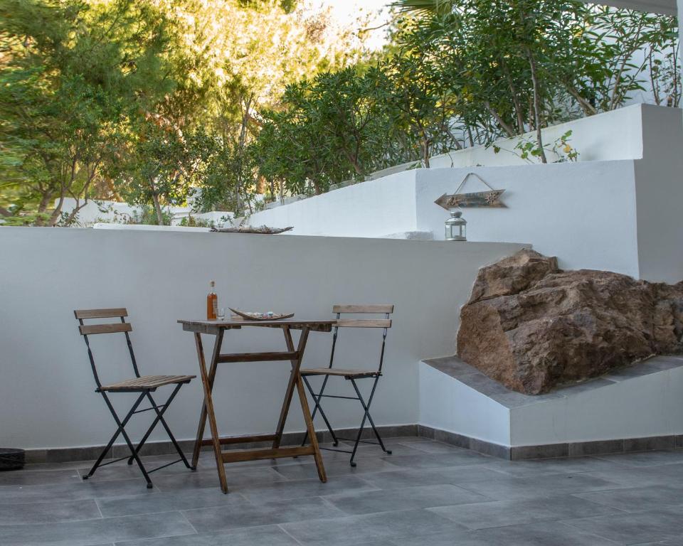 Balkon lub taras w obiekcie Sounio Golden View Villas