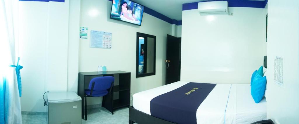 Postel nebo postele na pokoji v ubytování Hotel Luna Azul