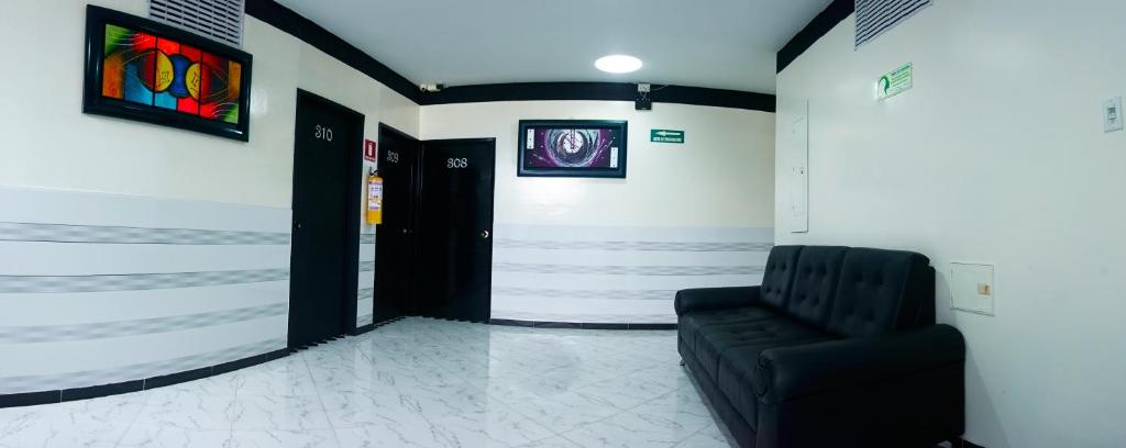 TV a/nebo společenská místnost v ubytování Hotel Luna Azul