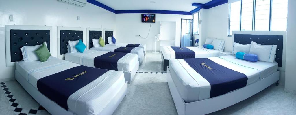Postel nebo postele na pokoji v ubytování Hotel Luna Azul