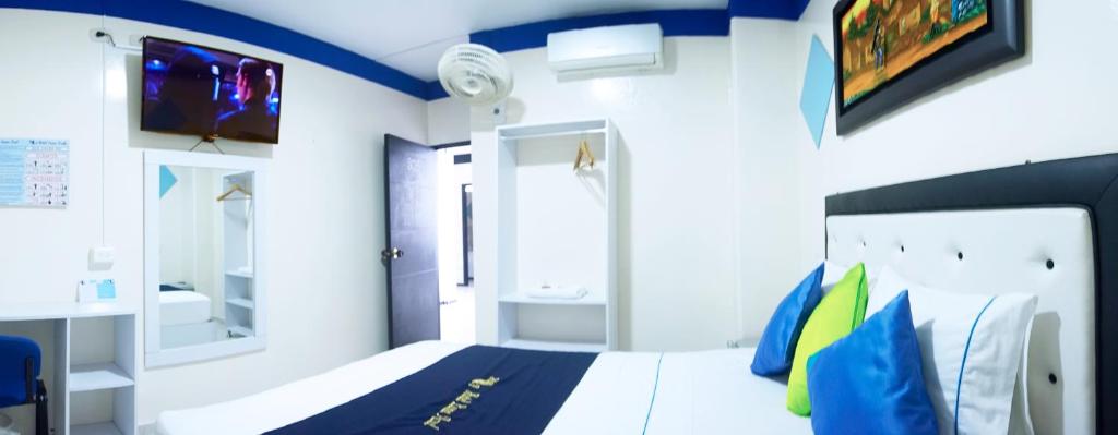 Koupelna v ubytování Hotel Luna Azul