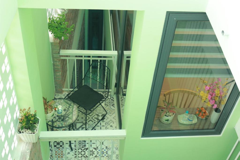 Ban công/sân hiên tại Lam Garden Boutique Homestay