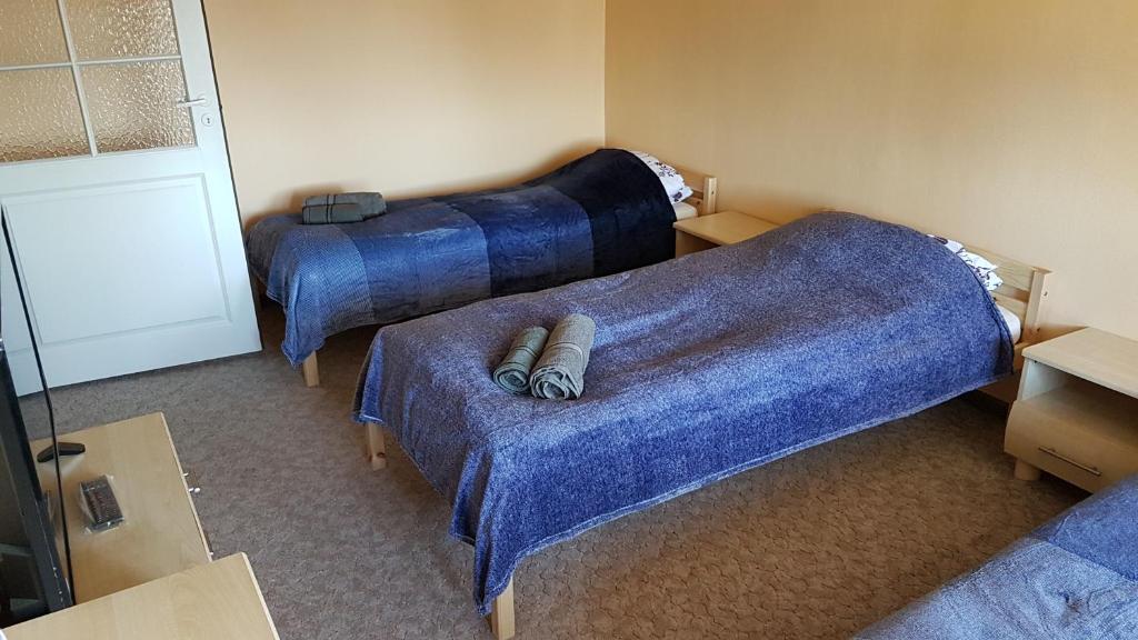 Postel nebo postele na pokoji v ubytování Apartment 9 floor